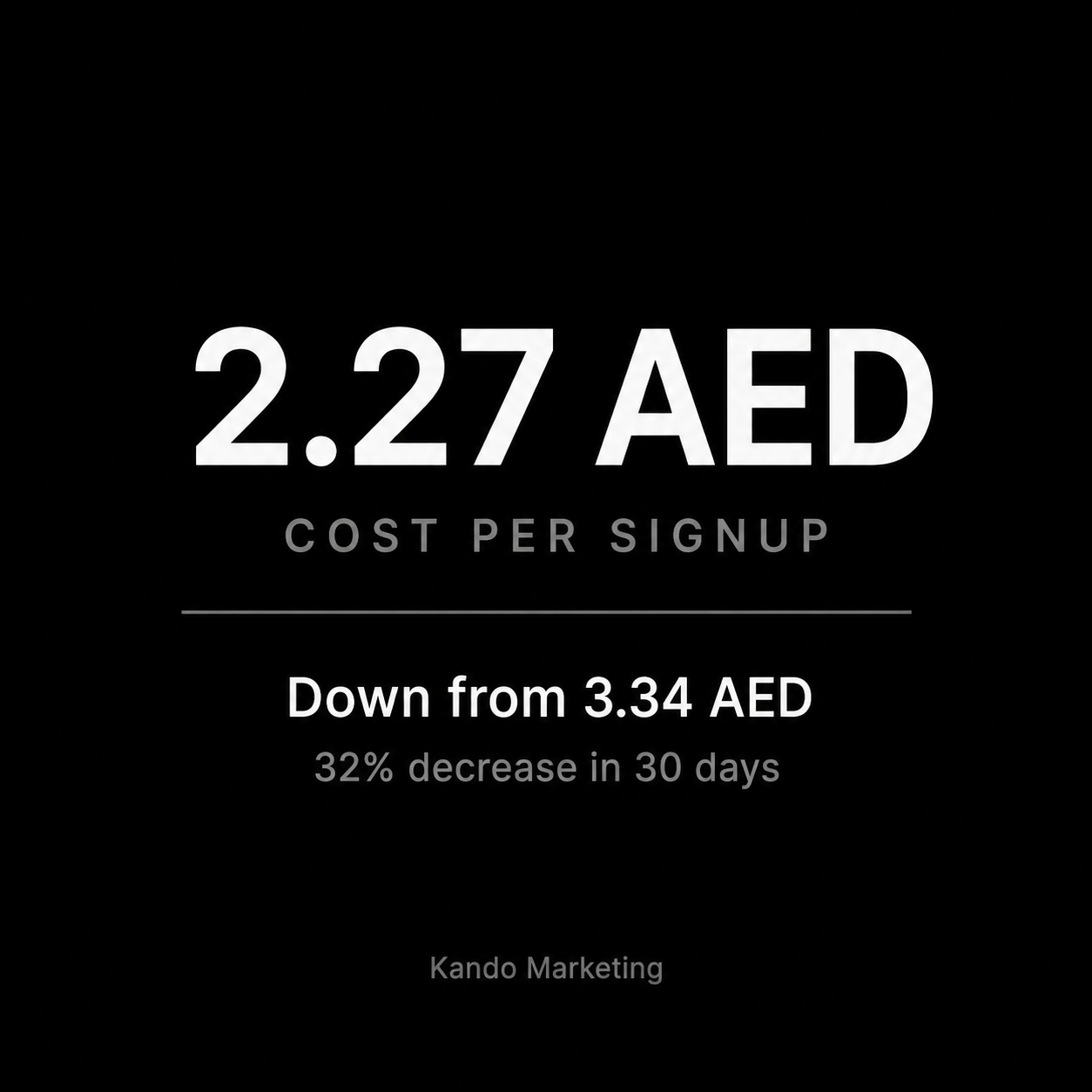 Kando Marketing social media example 2